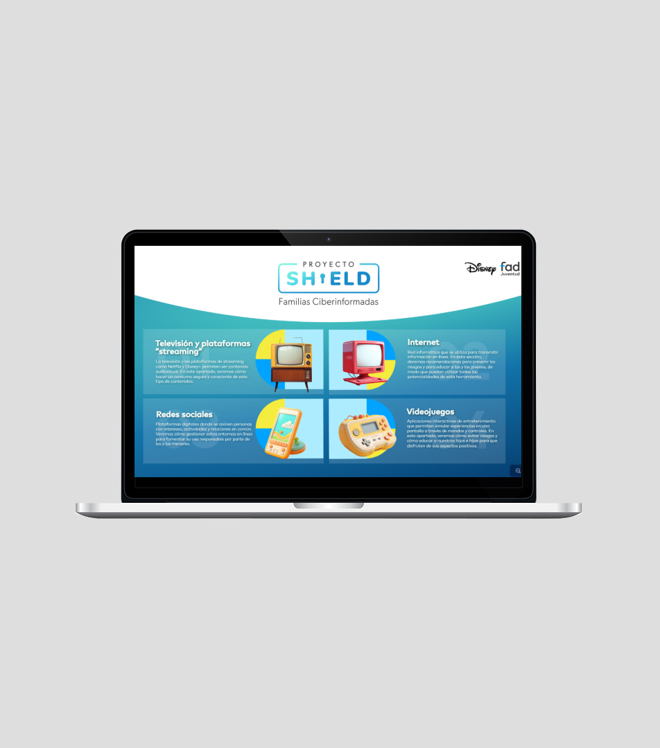 Fad Juventud y Disney. Proyecto Shield - Contenidos interactivos.